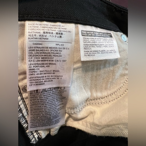 Levi’s San Francisco Jeans - NEW-Modern Rise - Skinny - Demi Curve - Picture 5 of 5